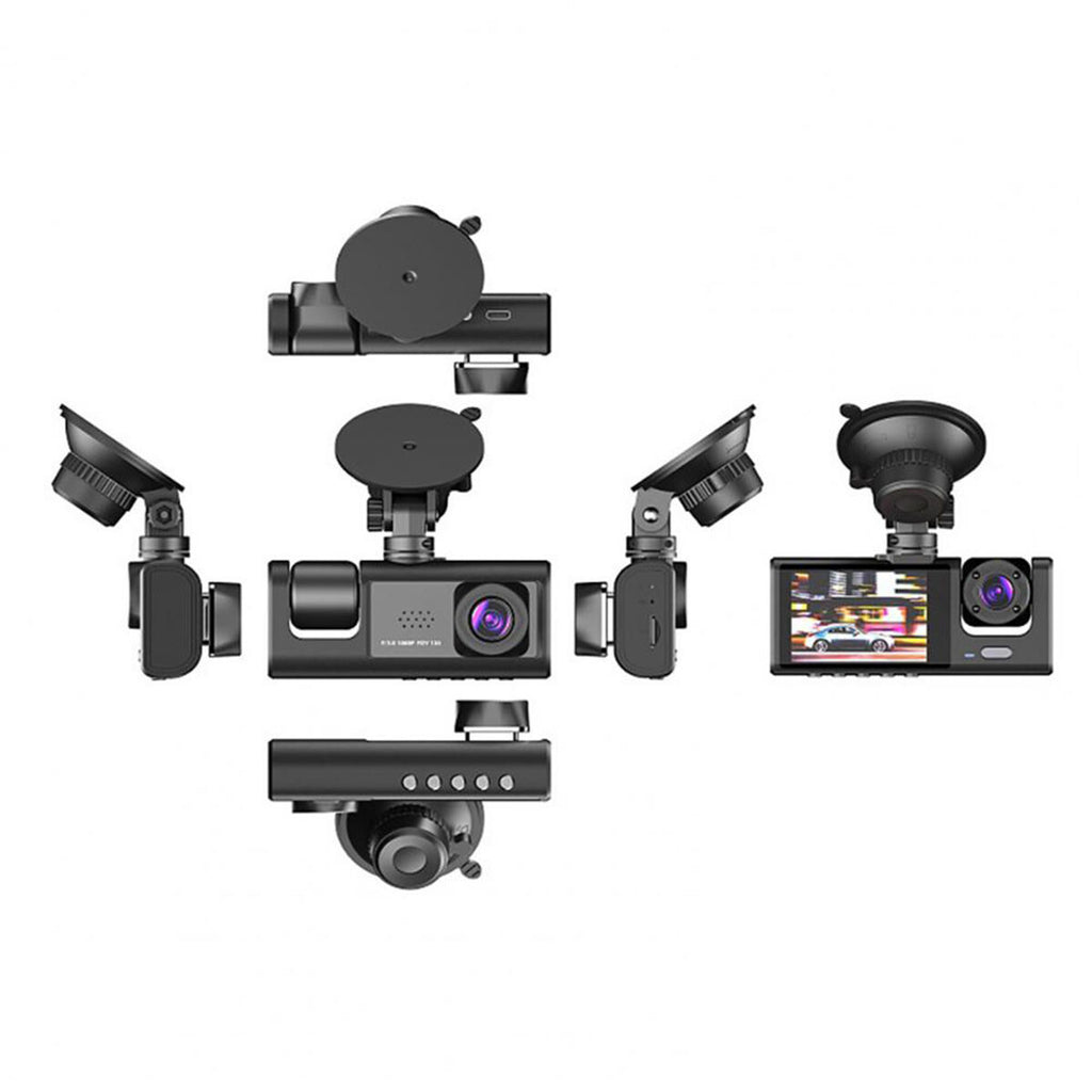 1080P Видео рекордер с двоен обектив DVR Предна и задна камера